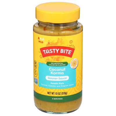 Tasty Bite Simmer Sauce Coconut Korma - 13 O - Image 1