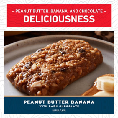 CLIF BAR Peanut Butter Banana with Dark Chocolate Flavor Energy Bars - 5-2.4 Oz - Image 1