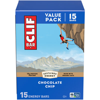 CLIF BAR Chocolate Chip Energy Bars - 15-2.4 Oz - Image 1