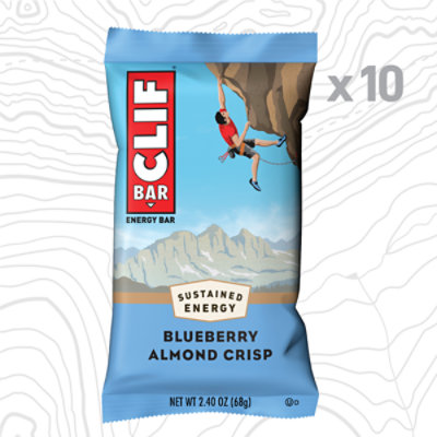 CLIF BAR Blueberry Almond Crisp Energy Bars - 10-2.4 Oz - Image 2