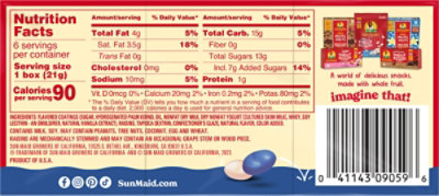 Sun-Maid Blueberry & Vanilla Yogurt Covered Raisins - 6-.75 Oz - Image 5