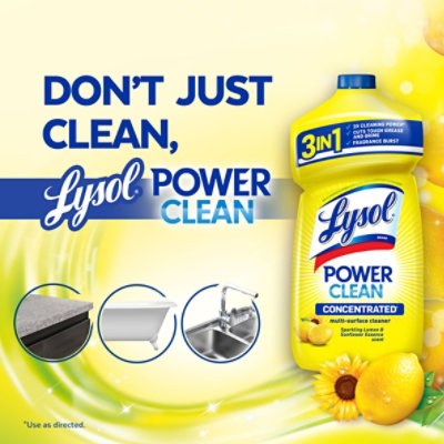 Lysol Multi-surface Cleaner, Sparkling Lemon & Sunflower Essence - 28 Fl. Oz. - 28 FZ - Image 6