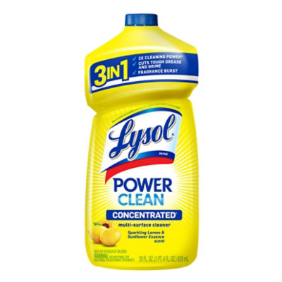 Lysol Multi-surface Cleaner, Sparkling Lemon & Sunflower Essence - 28 Fl. Oz. - 28 FZ - Image 2