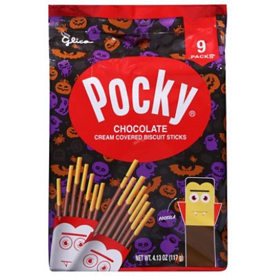 Glico Snack Pocky Chocolate Halloween Family Pack - 4.13 OZ - Image 1