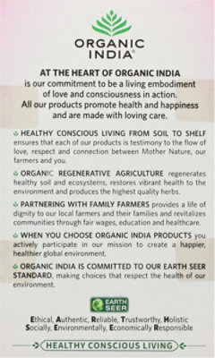 Organic India Tea Black Assam Tulsi Sweet Rose - 18 CT - Image 5