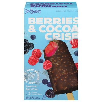 Sorbabes Berries & Cocoa Crisp Frozen Bar - 3-2.4FZ - Image 3