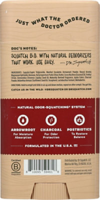 Dr. Squatch Bay Rum Deodorant - 2.65 OZ - Image 4