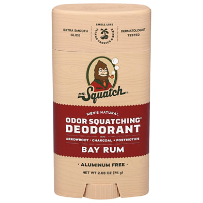 Dr. Squatch Bay Rum Deodorant - 2.65 OZ - Image 1