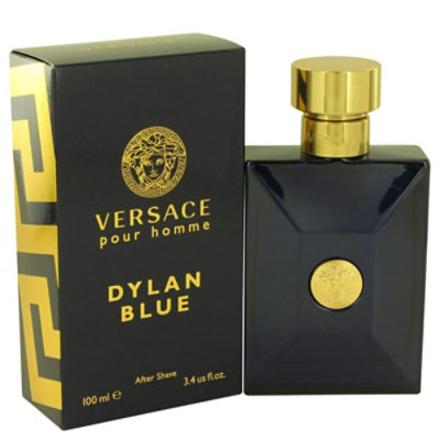 Versace  3.4 oz Pour Homme Dylan Blue by Versace After Shave Lotion for Men - Image 1