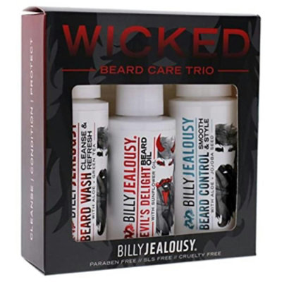 Billy Jealousy  Wash, Control & Devil Delight Oil Wicked Beard Set - Image 1