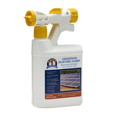1 Shot  32 oz Concentrated Solar Panel Cleaner with Mixing Hose End Sprayer - Image 1