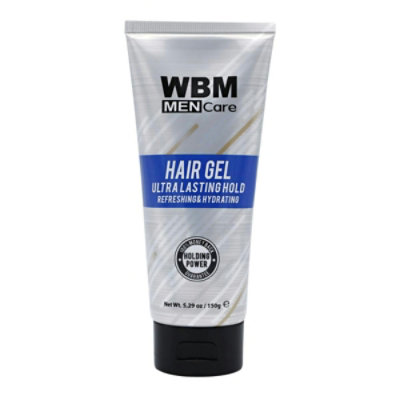 WBM Men Care  5.29 fl oz Men Care Hair Gel Ultra Lasting Hold Refreshing & Hydrating - Image 1