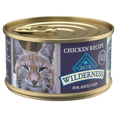 Blue Buffalo Wilderness High Protein Grain Free, Natural Adult Pate Wet Cat Food, Chicken - 3 Oz. - Image 3