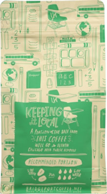 Bridgeport Coffee Public School Blend Whole Bean - 12 Oz - Image 3