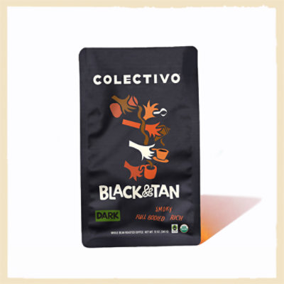 Colectivo Black & Tan, Fto, Whole Bean - 12 Oz - Image 1