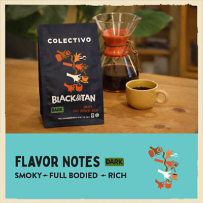 Colectivo Black & Tan, Fto, Whole Bean - 12 Oz - Image 3