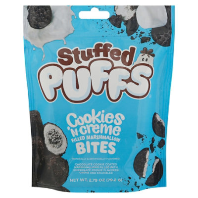 Stuffed Puffs Cookies N Creme Bites - 2.79 Oz - Image 3