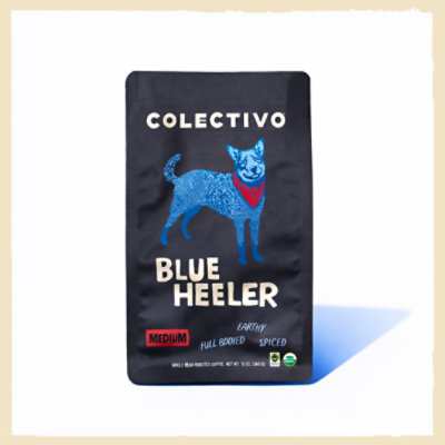 Colectivo Blue Heeler Fto Whole Bean - 12 Oz - Image 1