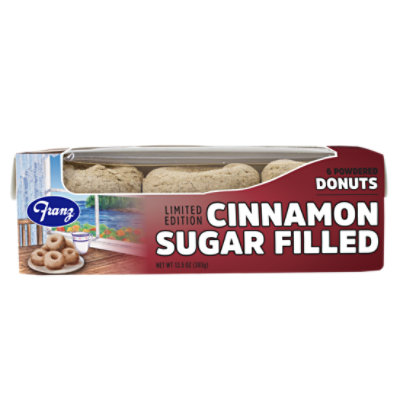 Franz Seasonal Cinnamon And Sugar Filled Powdered Donuts - 13.5 Oz - Image 1