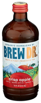 Brew Dr Kombucha Crisp Apple - 14 Fl. Oz. - Image 2