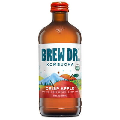 Brew Dr Kombucha Crisp Apple - 14 Fl. Oz. - Image 2