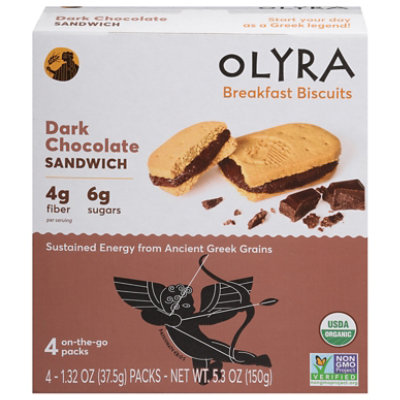 Olyra Breakfast Biscuit Dark Chocolate - 5.3 Oz - Image 3