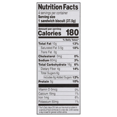 Olyra Breakfast Biscuit Dark Chocolate - 5.3 Oz - Image 3