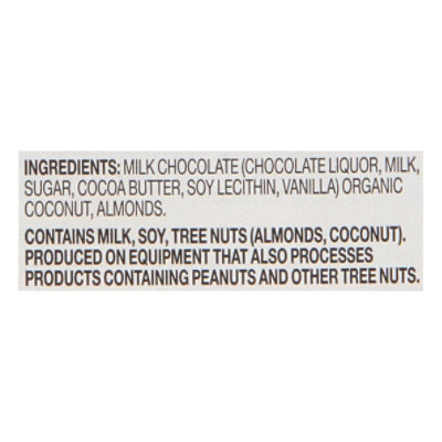 Endan Milk Chocolate Coconut Almond - 3 Oz - Image 5