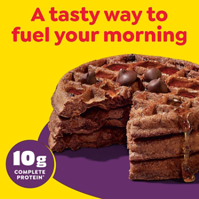 Eggo Protein Frozen Waffles Chocolate Chip Brownie Frozen Breakfast - 10 - 12.3 Oz - Image 6