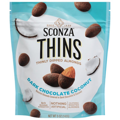 Sconza Thins Dark Chocolate Coconut - 5 Oz - Image 3