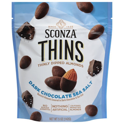 Sconza Thins Dark Chocolate Seasalt - 5 Oz - Image 3