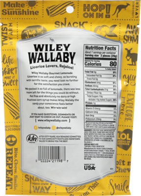 Wiley Wallaby Limited Edition Lemonade - 7.05 Oz - Image 5