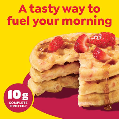 Eggo Fully Loaded Protein Waffles Strawberry Delight Frozen Breakfast 10 Count - 12.3 Oz - Image 6