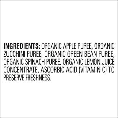 Happy Tot Organics Love My Veggies Stage 4 Apple Zucchini Green Bean Spinach - 4.22 Oz - Image 4