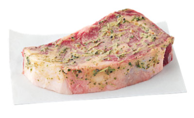Choice Beef Ribeye Steak Bone In Rosemary & Herb Marinade Up To 10