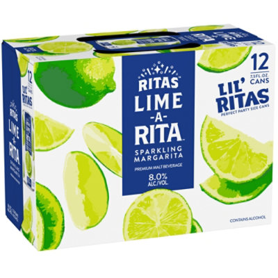 Lil Ritas Lime A Rita In Can - 12-7.5 Fl. Oz. - Image 1