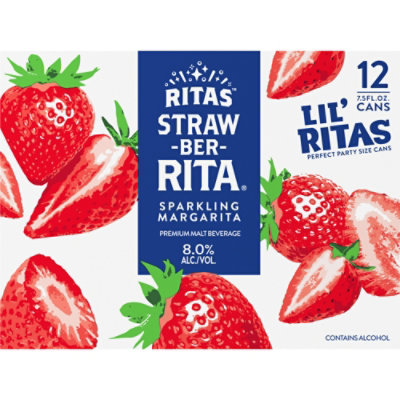 Lil Ritas Straw Ber Rita In Cans - 12-7.5 Fl. Oz. - Image 5