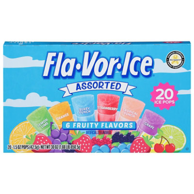 Fla-vor-ice Assorted Ice Pops - 20-1.5 Oz - Image 3