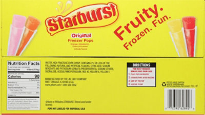 Starburst Original Freezer Pops - 20 Count - Image 6