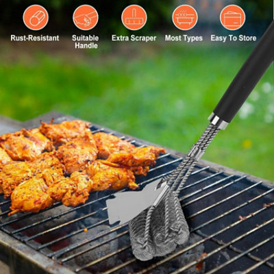 Eggracks by Global Phoenix Heavy-Duty BBQ Grill Cleaning Brush - Rust-Resistant & Ergonomic - Image 1