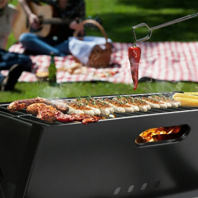 Eggracks by Global Phoenix Premium Portable Charcoal Barbecue Grill - Grill Anywhere - Image 2