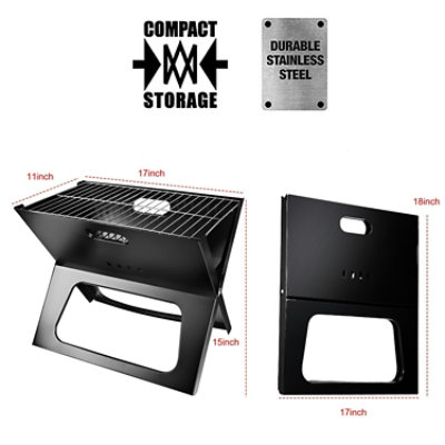 Eggracks by Global Phoenix Premium Portable Charcoal Barbecue Grill - Grill Anywhere - Image 3