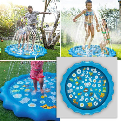 Eggracks by Global Phoenix Kids Inflatable Blow Up Pool Sprinkle Play Mat - Make Outdoor Playtime a Blast - Image 6