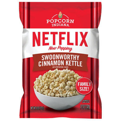 Popcorn Indiana Kettlecorn Cinnamon Netflix - 8 Oz - Image 1