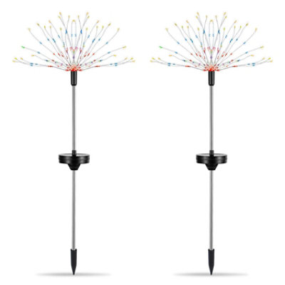 Eggracks by Global Phoenix Solar Powered Starburst Lights - 2 Pack - Illuminate Outdoor Space - Image 1