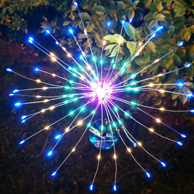 Eggracks by Global Phoenix Solar Powered Starburst Lights - 2 Pack - Illuminate Outdoor Space - Image 3