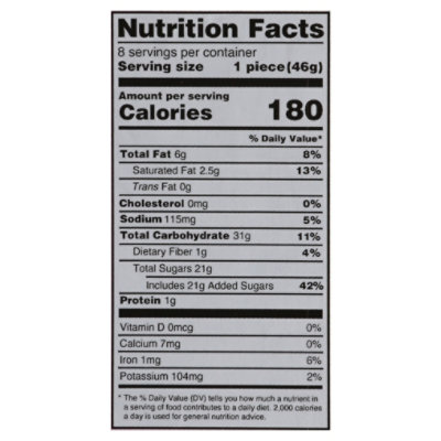 Mjays Spring Fudge Iced Brownie With Pink & Yellow Drizzle - 8-13 Oz - Image 4