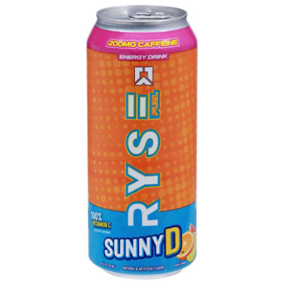 Ryse Fuel Sunny D Zero Sugar - 16 Oz - Image 2