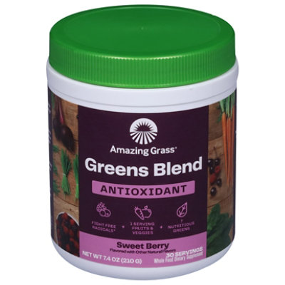 Amazing Grass Green Super Food Sweet Berry Dietary Supplement - 7.4 Oz - Image 3