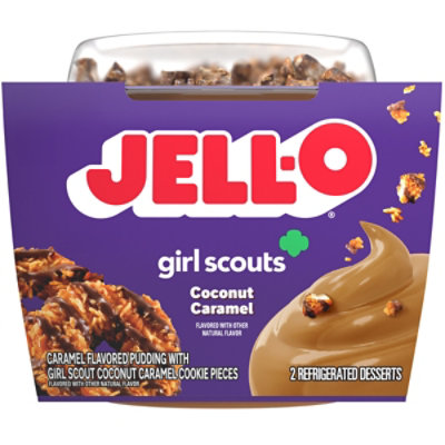 Jell-O Coconut Caramel Flavored with Other Natural Flavor Ready-to-Eat Refrigerated Dessert - 2 Count - Image 1
